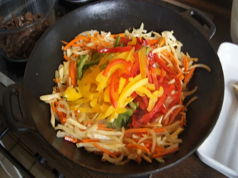 Rezept: Rindfleisch mit Gemüsemix und Basmatireis Bild Nr. 16587 Rindfleisch mit Gemüsemix und Basmatireis - Rezept - Bild Nr. 16587