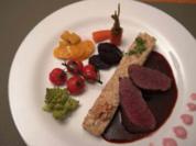 Hirschrückenfilet an Cassis-Schokoladensauce - Rezept - Bild Nr. 2