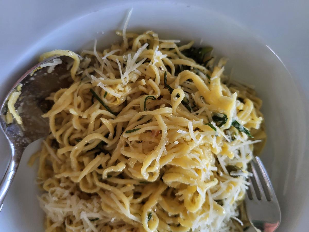 Spaghetti mit Mönchsbart - Rezept - Bild Nr. 16582