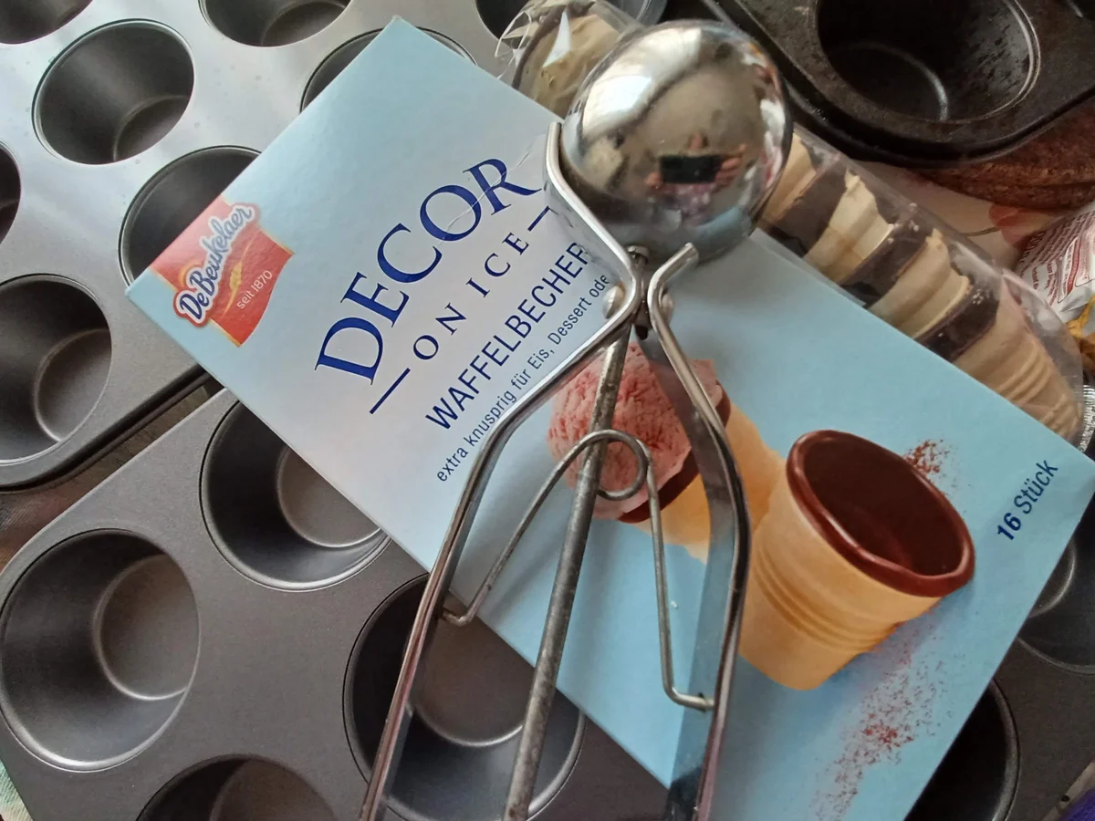 Kleine Kuchen in der Waffel - Rezept - Bild Nr. 16577