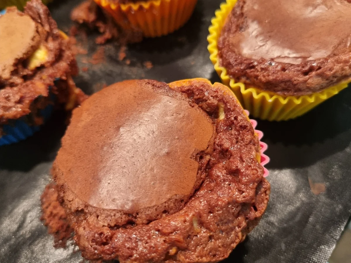 Rezept: Brownie-Cheesecake-Muffins Bild Nr. 16591 Brownie-Cheesecake-Muffins - Rezept - Bild Nr. 16591