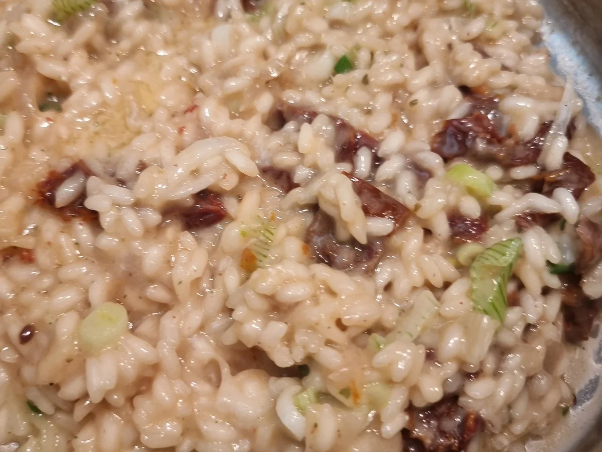 Rezept: Risotto mit getrockneten Tomaten Bild Nr. 16586 Risotto mit getrockneten Tomaten - Rezept - Bild Nr. 16586