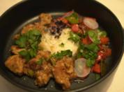 Limetten-Erdnuss-Hähnchen mit Reis und Asia Gemüse - Rezept - Bild Nr. 2