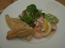 Lachsforelle mit Sauerteigbaguette und Sauce Gribiche - Rezept - Bild Nr. 16596