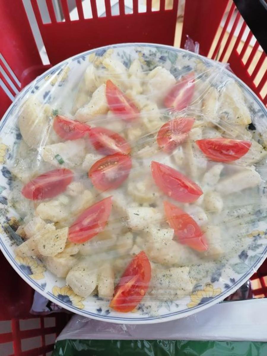 Kartoffelsalat mit Sargel - Rezept - Bild Nr. 16596