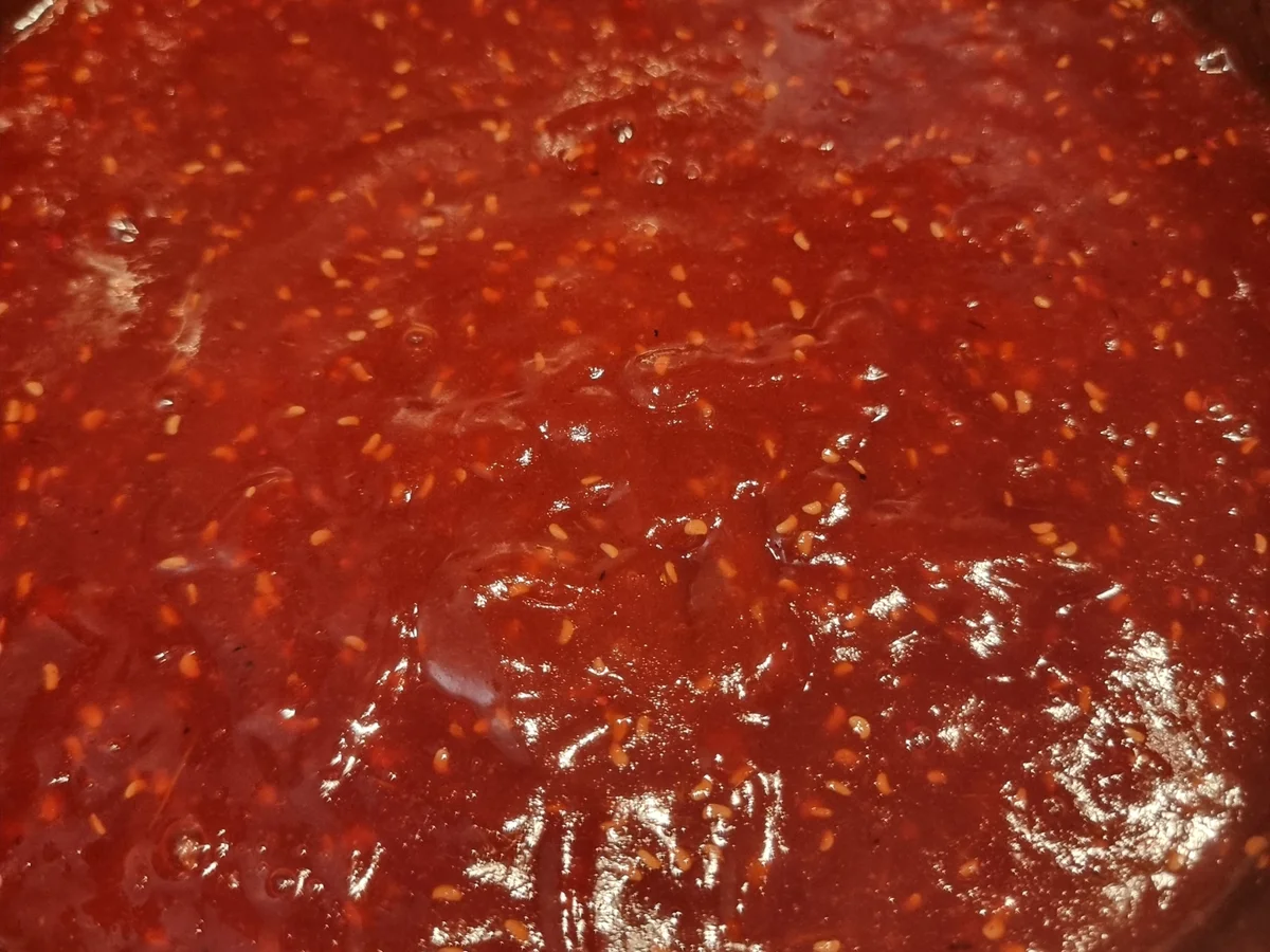 Rezept: Rhabarber-Himbeer-Marmelade Bild Nr. 16602 Rhabarber-Himbeer-Marmelade - Rezept - Bild Nr. 16602