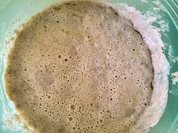 Foccacia mit Bärlauchpesto aus Sauerteig - Rezept - Bild Nr. 16596