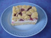 Rhabarberkuchen mit Quark und Streusel - Rezept - Bild Nr. 2