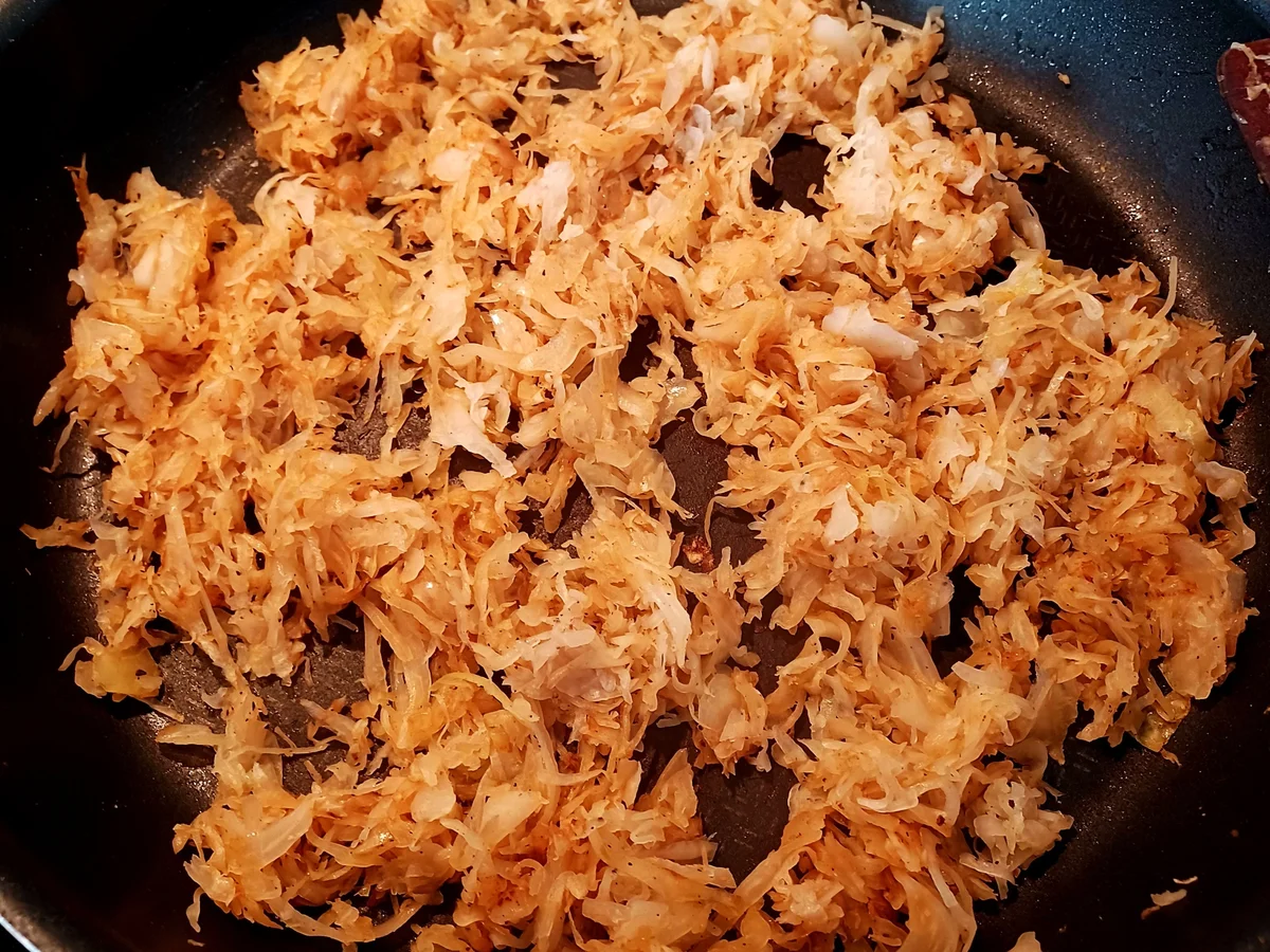 Schupfnudel-Pfanne mit Sauerkraut - Rezept - Bild Nr. 16598