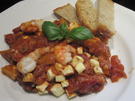 Fisch: Garnelen auf Tomatengemüse - Rezept - Bild Nr. 16596