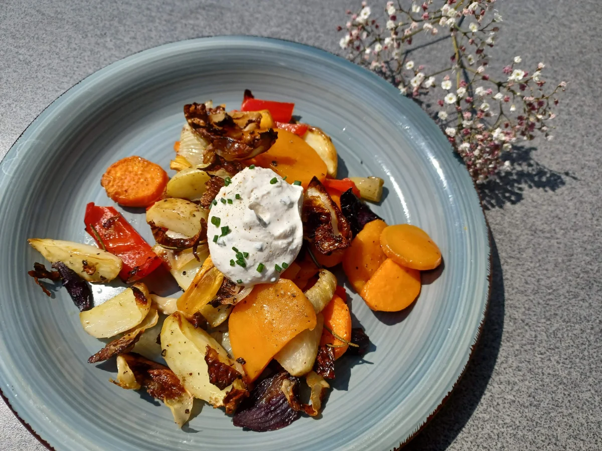 Rezept: Ofengemüse mit Dip Bild Nr. 16596 Ofengemüse mit Dip - Rezept - Bild Nr. 16596