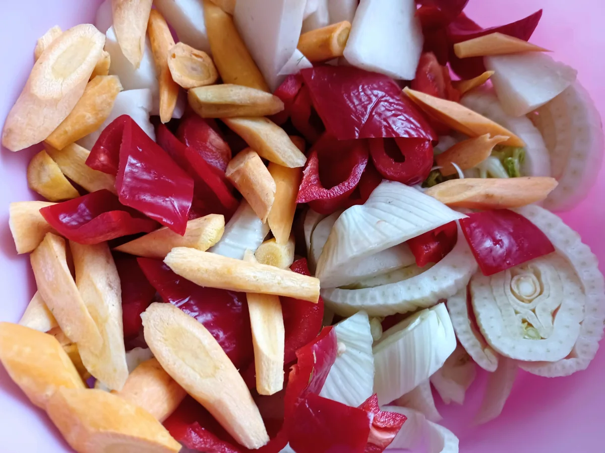 Rezept: Ofengemüse mit Dip Bild Nr. 16599 Ofengemüse mit Dip - Rezept - Bild Nr. 16599