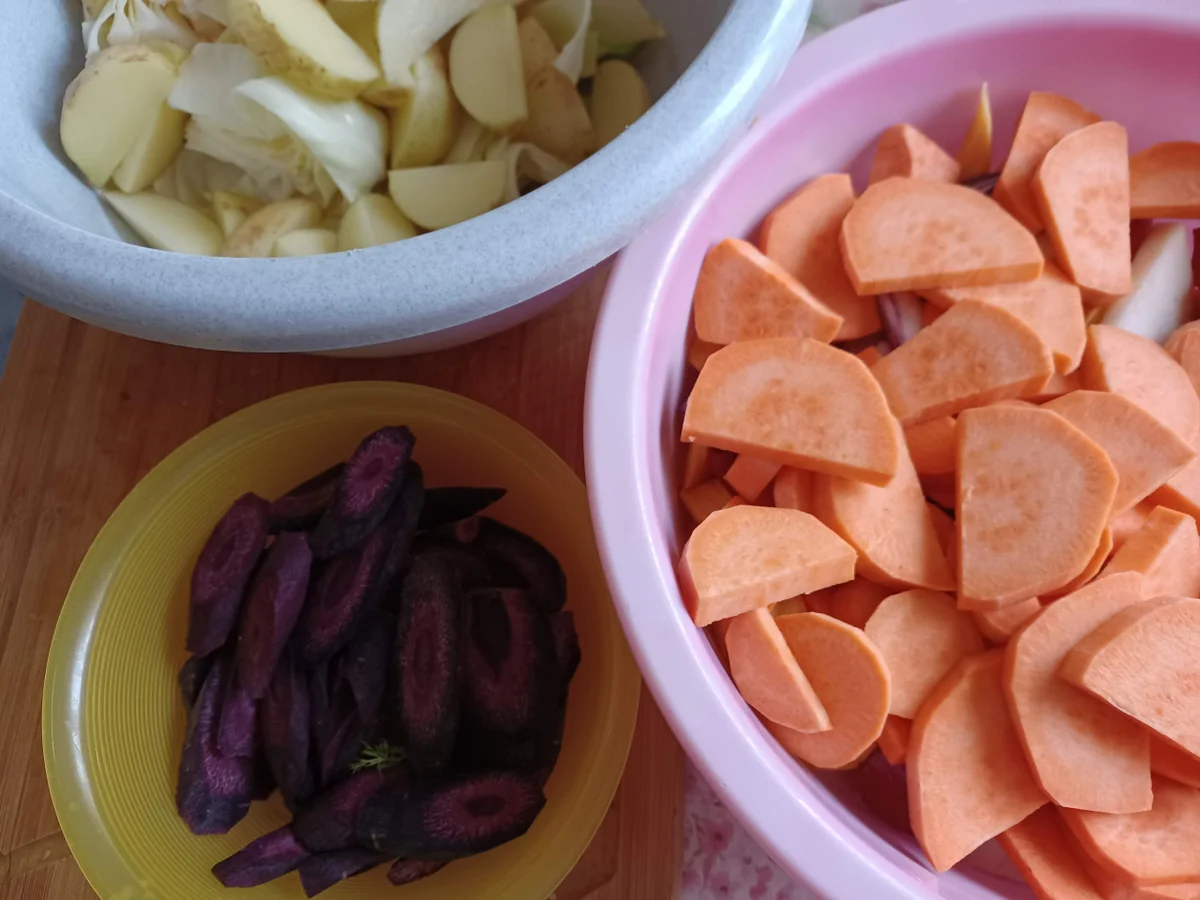 Rezept: Ofengemüse mit Dip Bild Nr. 16600 Ofengemüse mit Dip - Rezept - Bild Nr. 16600