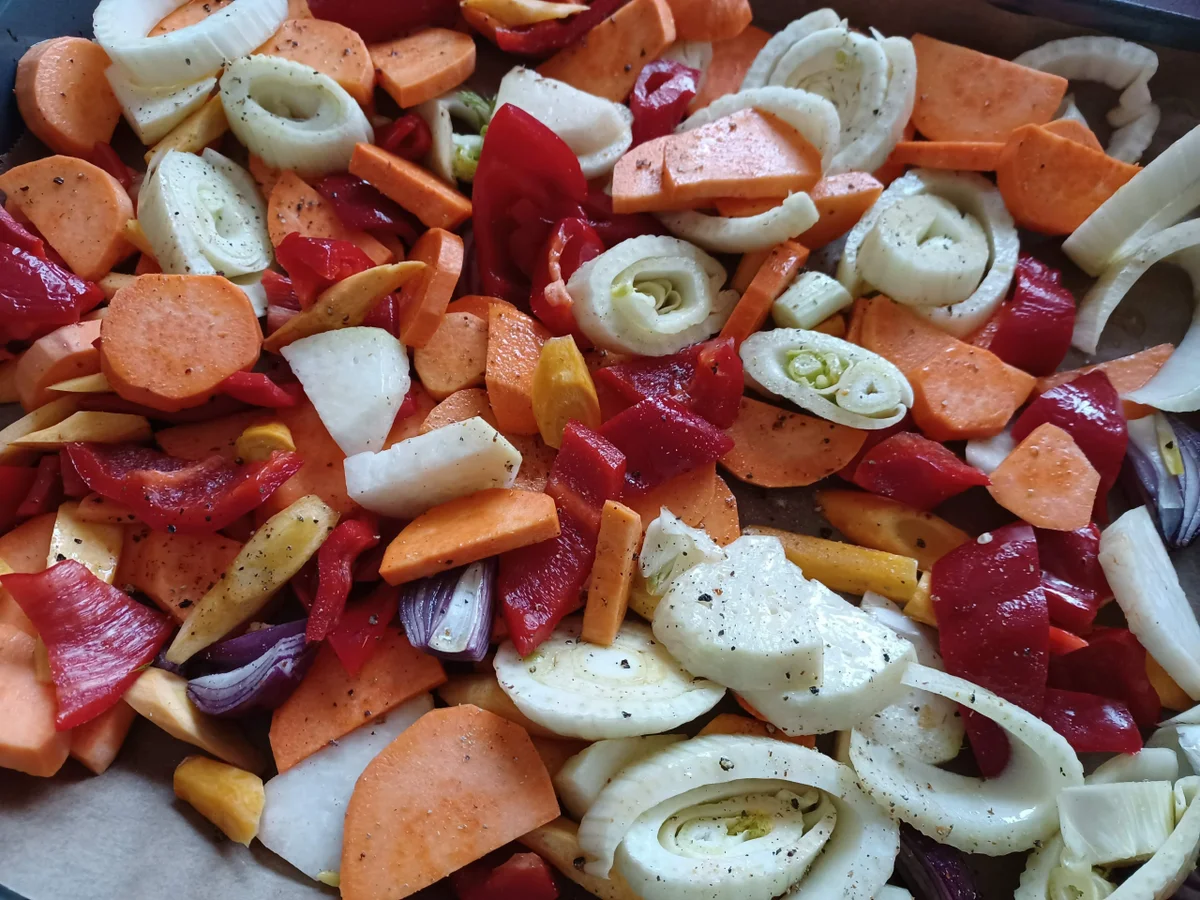 Rezept: Ofengemüse mit Dip Bild Nr. 16605 Ofengemüse mit Dip - Rezept - Bild Nr. 16605