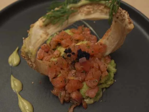 Lachstatar und Blätterteigringe - Rezept - Bild Nr. 2