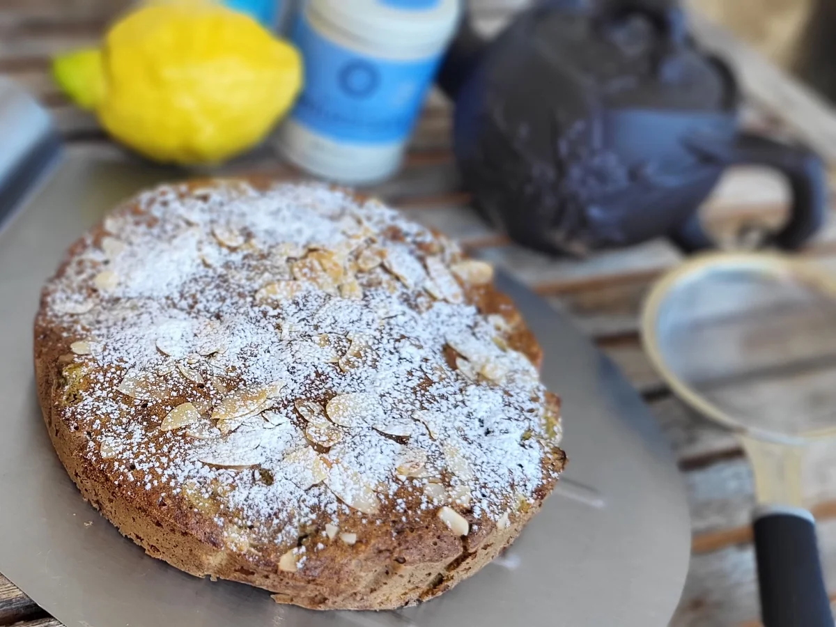 BiNe` S  RHABARBER - MANDELKUCHEN - Rezept - Bild Nr. 2