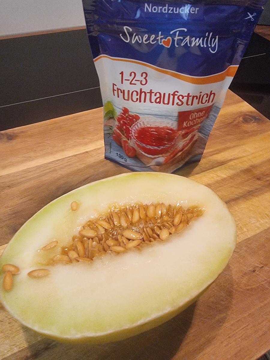 Fruchtaufstrich mit Honigmelone ohne Kochen - Rezept - Bild Nr. 16634