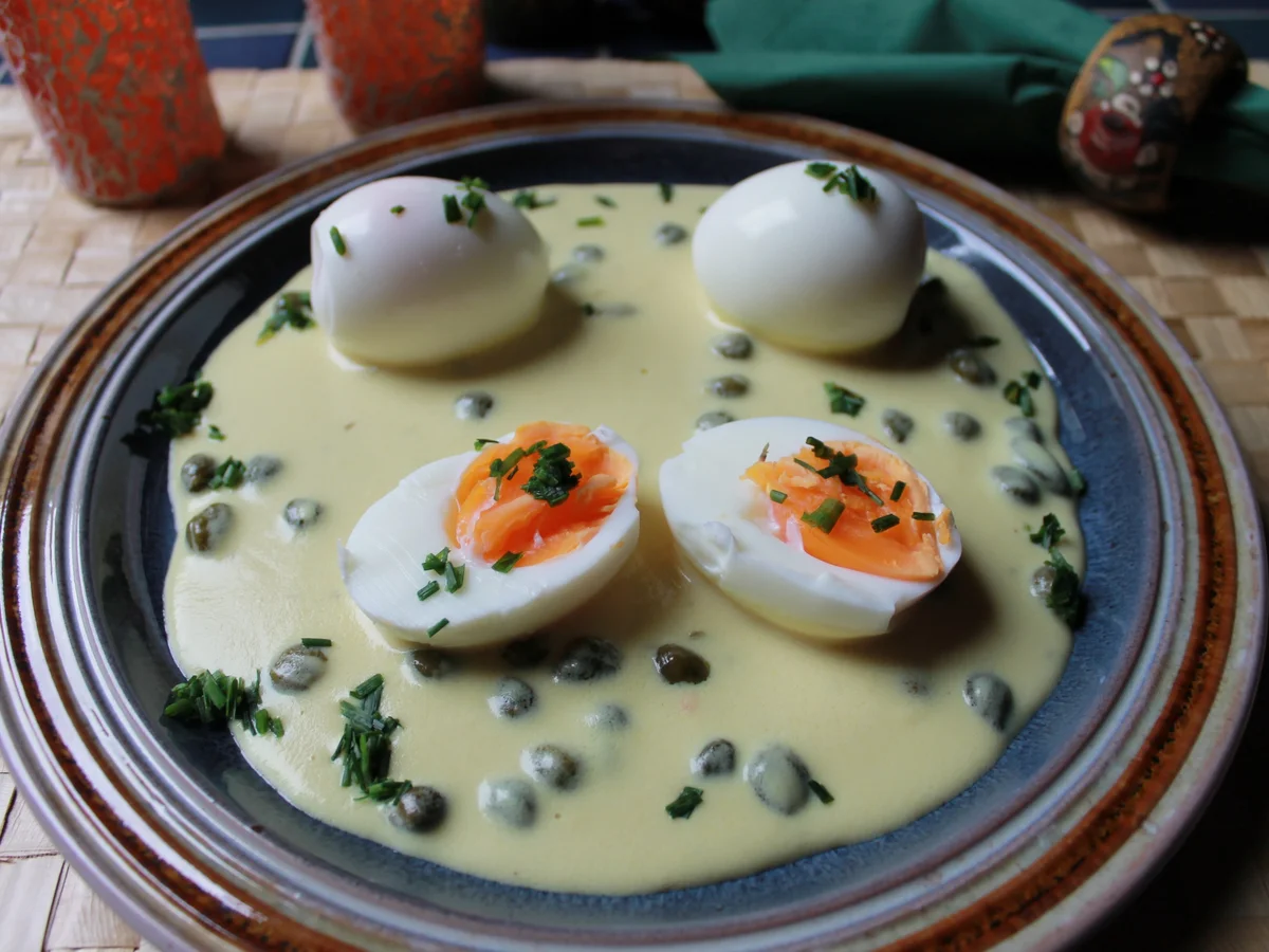 Rezept: Senfeier mit Kapern Bild Nr. 3 Senfeier mit Kapern - Rezept - Bild Nr. 3