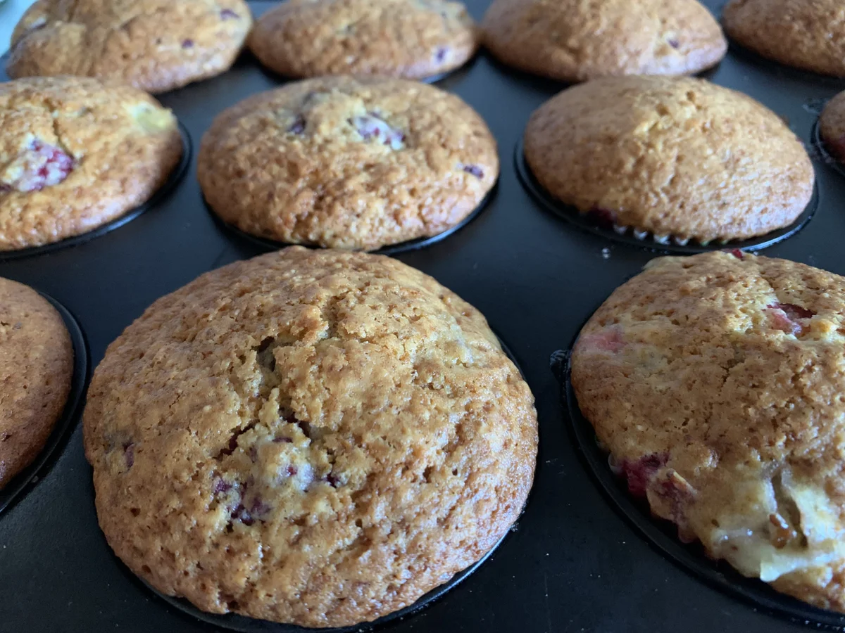 Nektarine-Melba Muffins - Rezept - Bild Nr. 16659