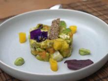 Jakobsmuschel-Ceviche mit Mango, Avocado und Quinoa Chip - Rezept - Bild Nr. 2