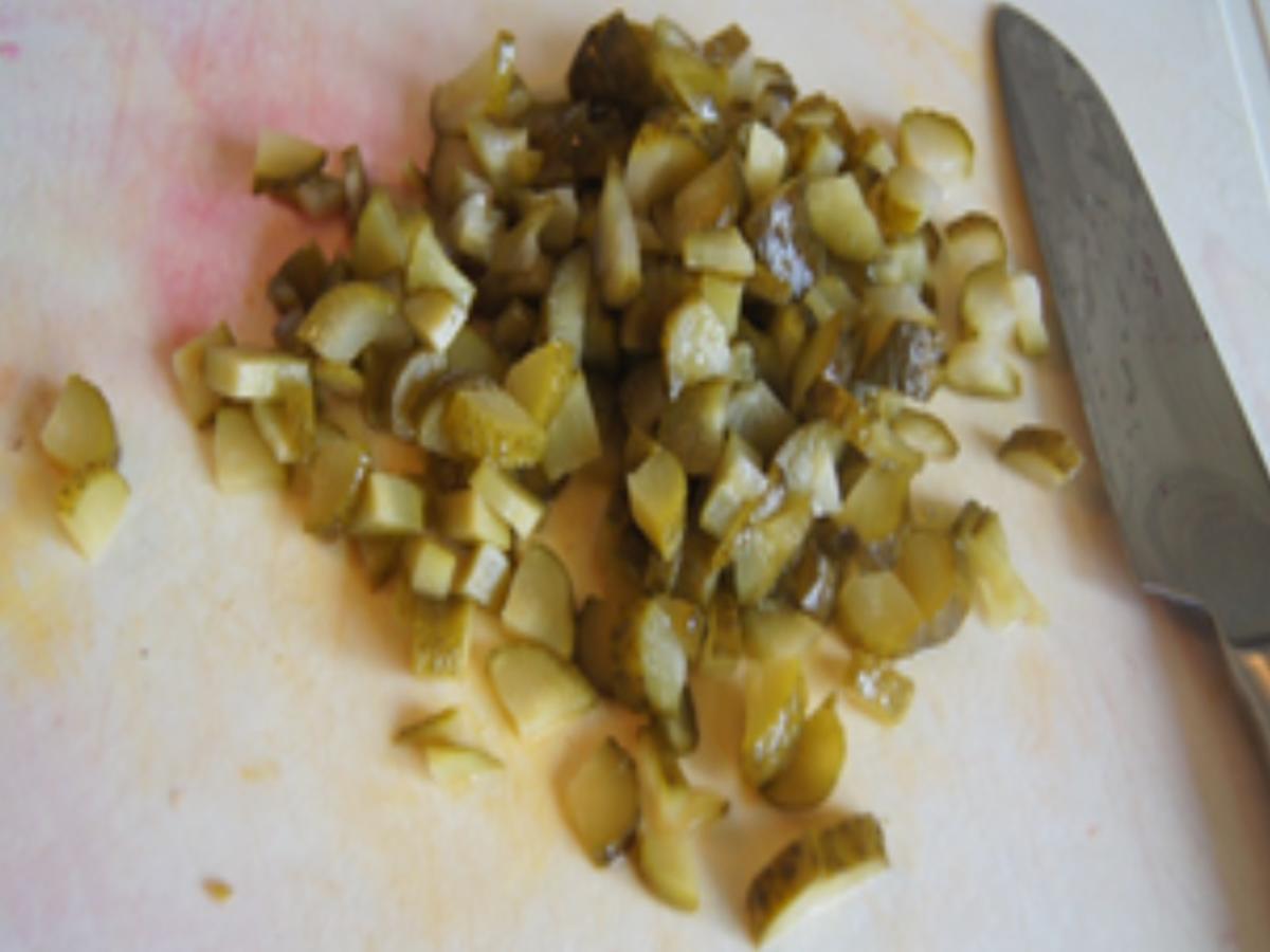 Sahne-Heringsfilets mit Rote-Bete-Salat und Pellkartoffeln - Rezept - Bild Nr. 4