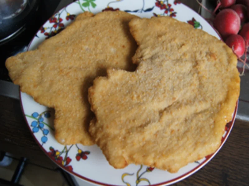 Riesen-Schnitzel mit Brokkoli und Kartoffelstampf - Rezept - Bild Nr. 16655