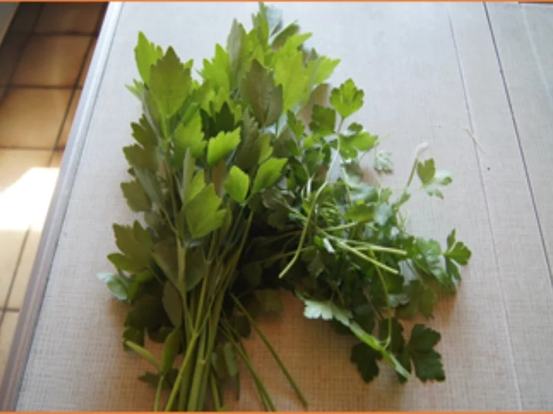 Spargel mit Kräutersauce, Krustenbraten, Kochschinken und Kartoffelpilzen - Rezept - Bild Nr. 7