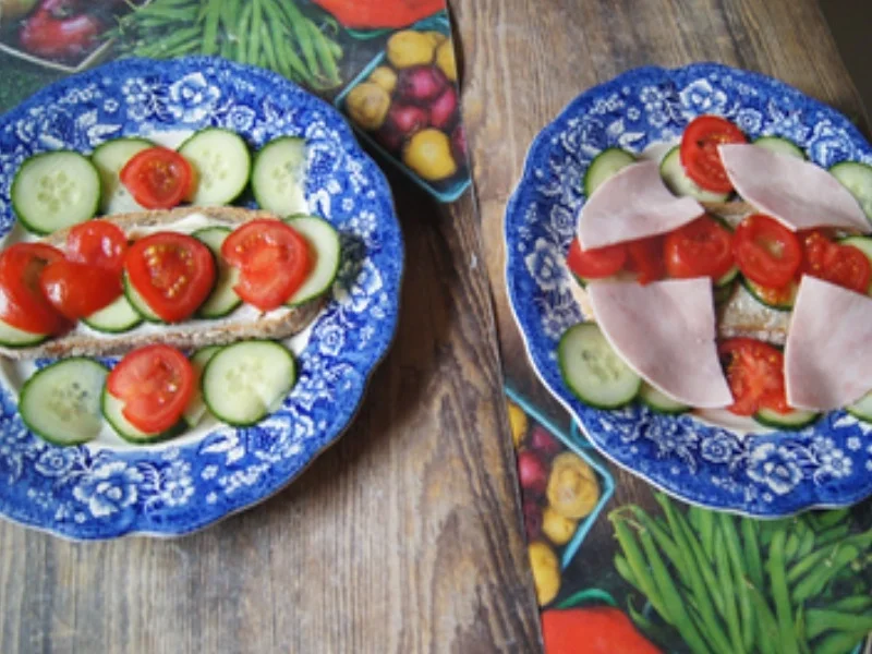 Strammer Max mit Gurke und Tomate - Rezept - Bild Nr. 4