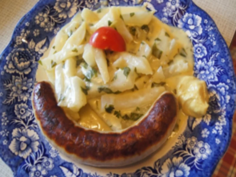Bratwurst mit Kohlrabi-Gemüse - Rezept - Bild Nr. 8