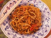 Mie-Nudeln mit Hackfleisch und buntem Gemüse - Rezept - Bild Nr. 16654