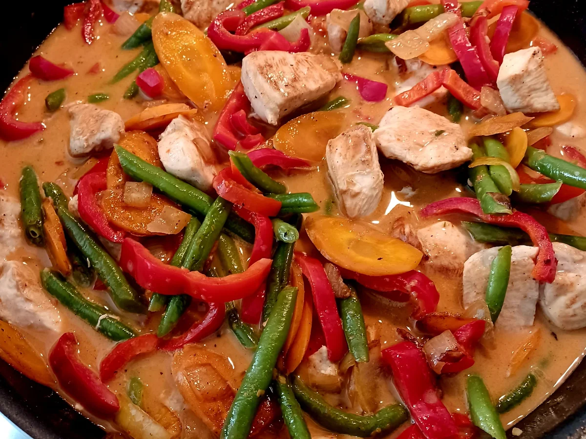 Gemüse-Curry mit Hähnchen - Rezept - Bild Nr. 16707