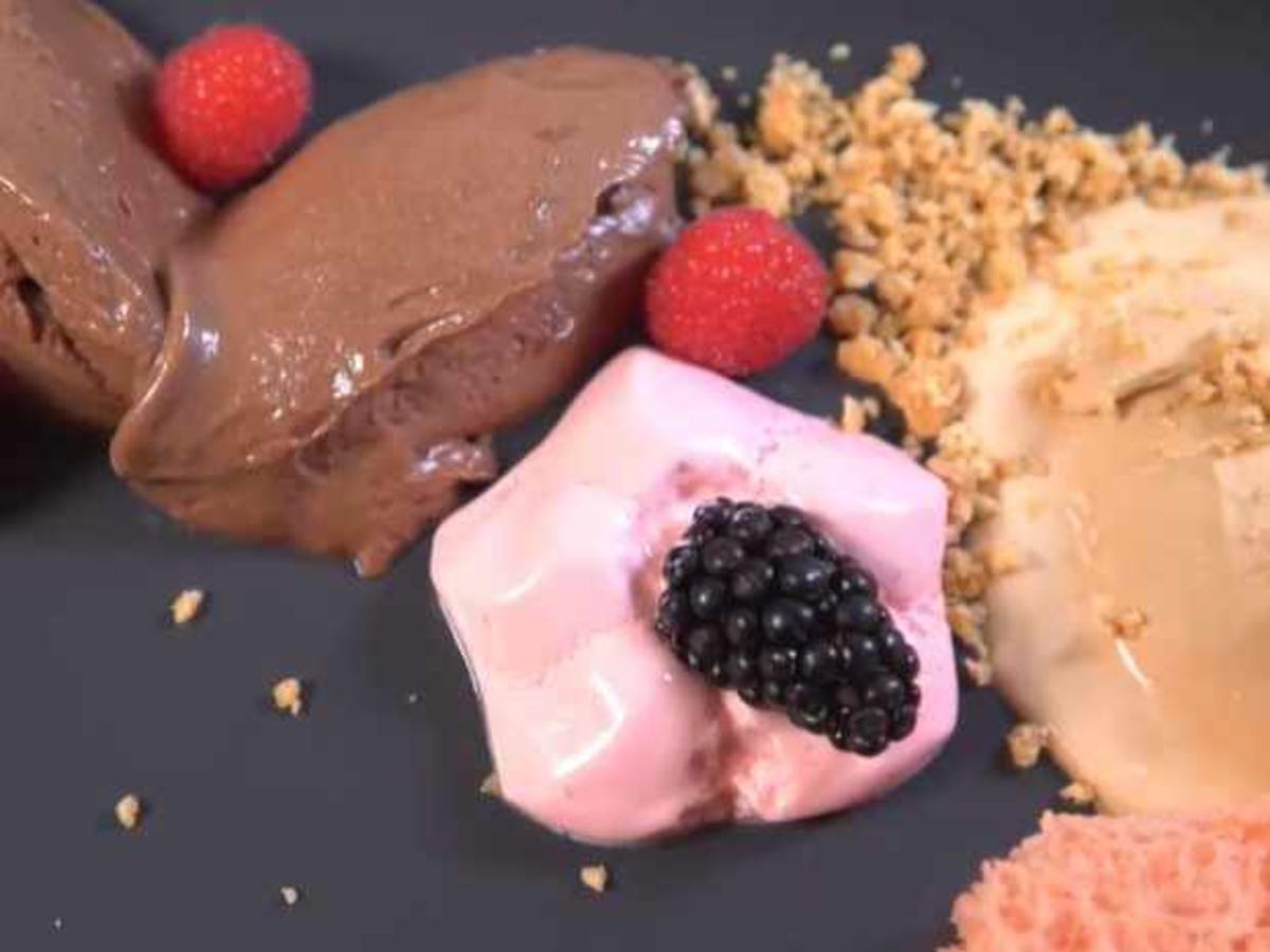 Mousse Au Chocolat Und Butter Scotch Eis Rezept Kochbar De