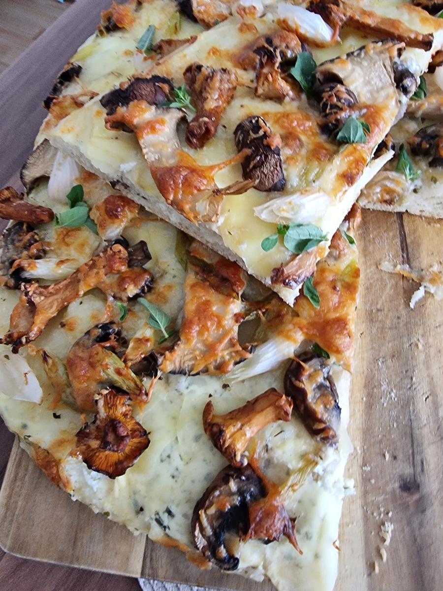Kartoffel-Pizza mit Pilzen - Rezept - Bild Nr. 16719