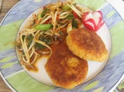 Reisbuletten mit gebratenen Sojabohnensprossen - Rezept - Bild Nr. 2