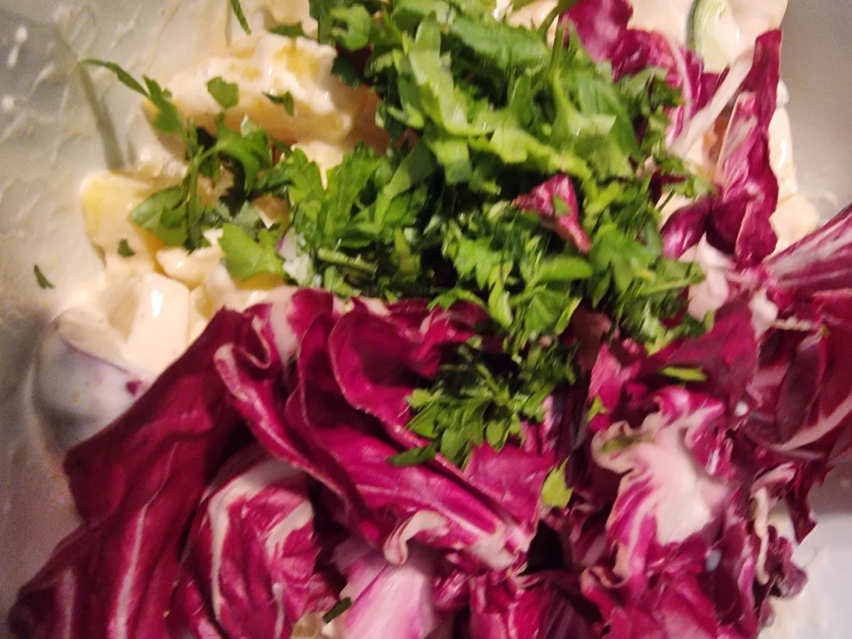 Kartoffelsalat mit Gurke und Apfel - Rezept - Bild Nr. 16709