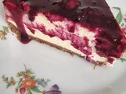 Rezept: New York Chessecake mit Blaubeersauce Bild Nr. 16701 New York Chessecake mit Blaubeersauce - Rezept - Bild Nr. 16701