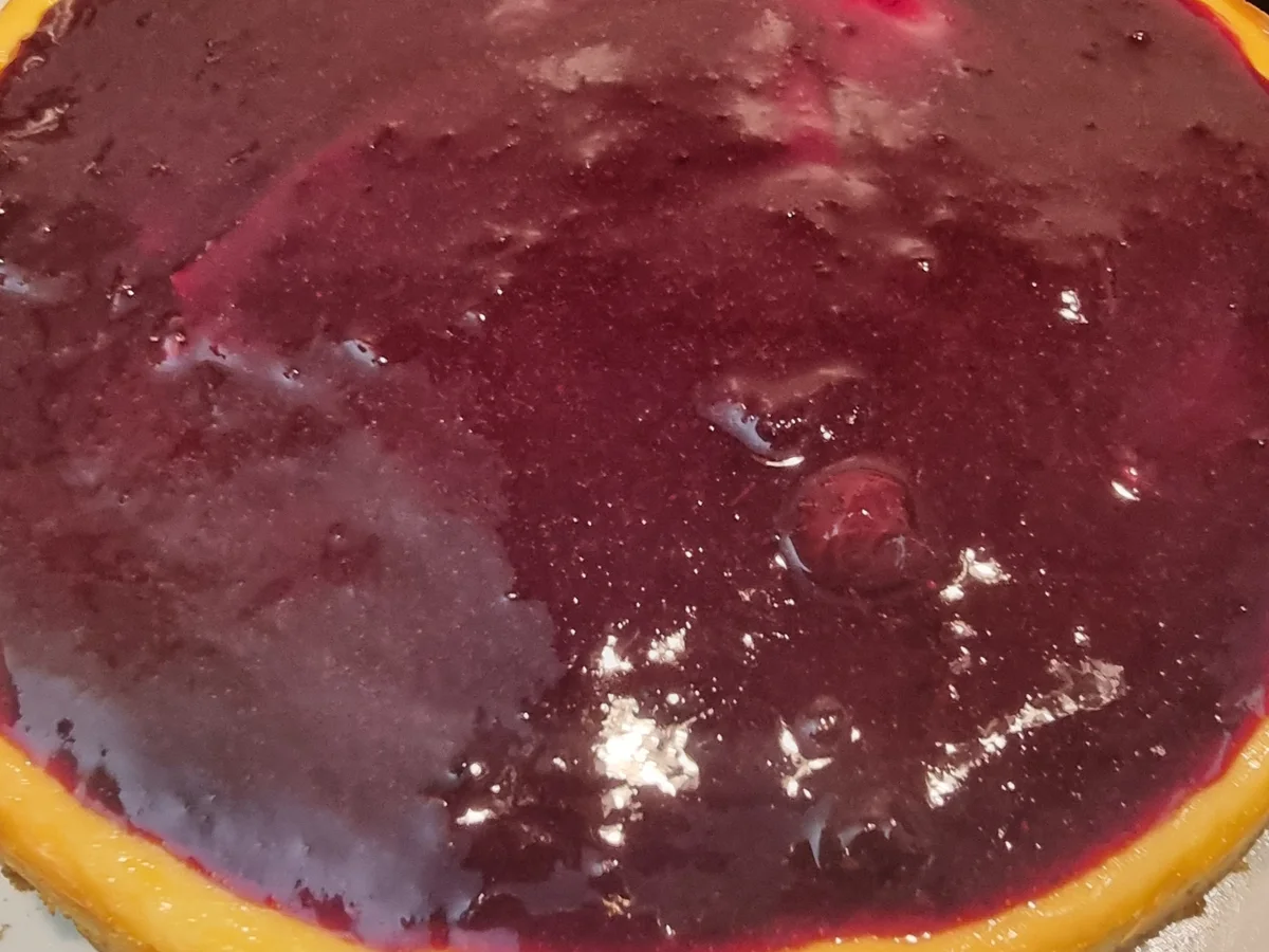 New York Chessecake mit Blaubeersauce - Rezept - Bild Nr. 16718