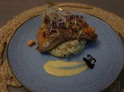 Orangen-Lachs mit Avocado-Nektarinen-Mango-Chili-Salsa - Rezept - Bild Nr. 16701