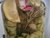 Eingelegte Rosmarin-Gurken - Rezept - Bild Nr. 16701