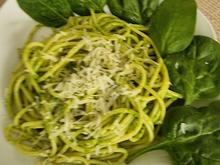 Spaghetti mit Spinat-Pesto - Rezept - Bild Nr. 16701