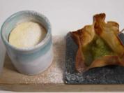 Topfensoufflee, Eis und selbstgemachte Waffel - Rezept - Bild Nr. 2