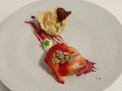 Gebeizter Lachs mit Lachstatar und Wasabi Creme - Rezept - Bild Nr. 16702