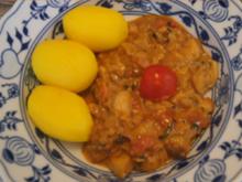 Rahm-Steinpilze mit Tomaten und Kartoffeln - Rezept - Bild Nr. 2