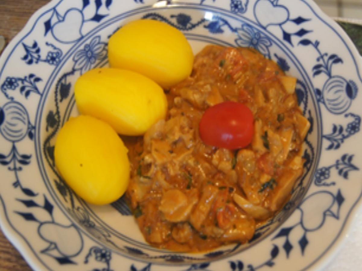 Rahm-Steinpilze mit Tomaten und Kartoffeln - Rezept - Bild Nr. 16