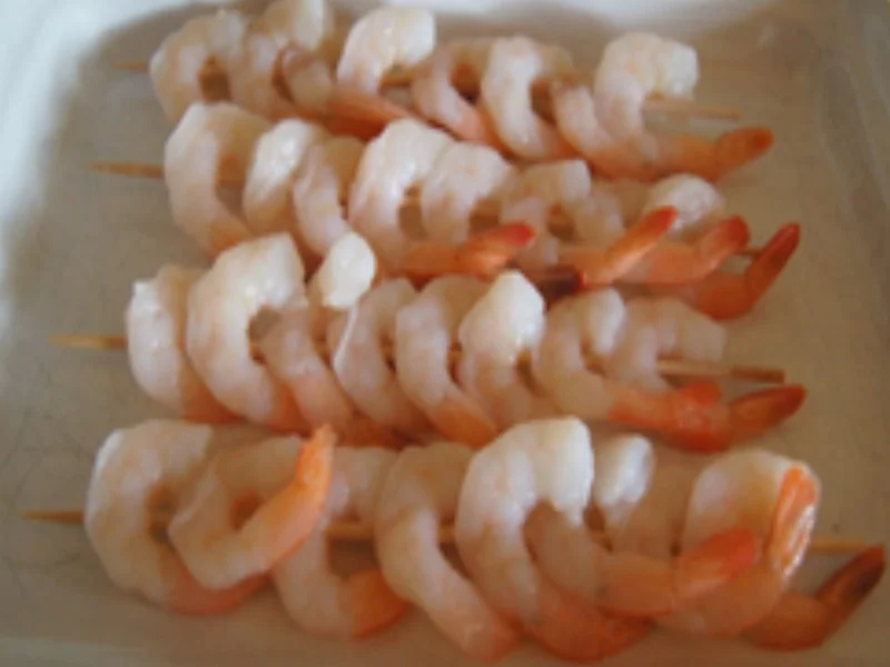 Rezept: Asiatisch gewürzte Möhrensuppe mit Garnelenspieß Bild Nr. 11 Asiatisch gewürzte Möhrensuppe mit Garnelenspieß - Rezept - Bild Nr. 11