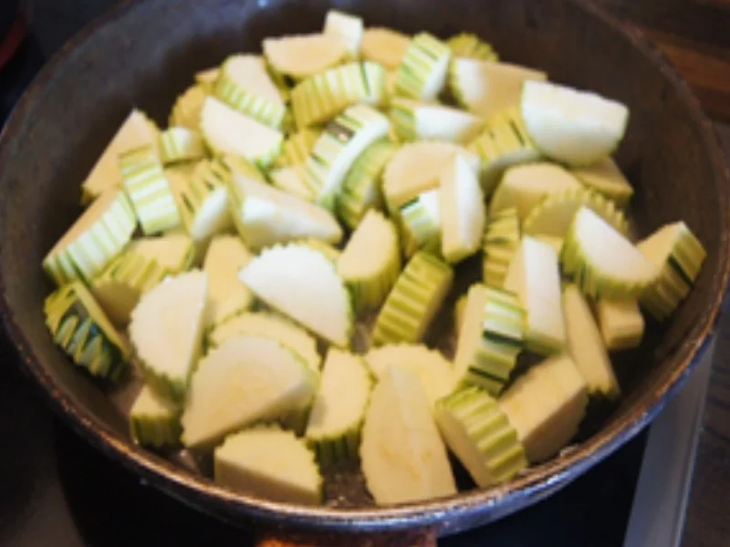 Zucchini-Champignon-Curry mit Basmatireis - Rezept - Bild Nr. 16708