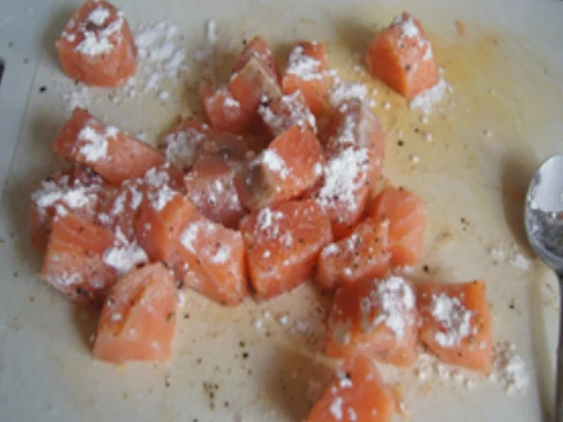 Rezept: Indonesischer Lachs-Wok mit Jasmin Reis Bild Nr. 5 Indonesischer Lachs-Wok mit Jasmin Reis - Rezept - Bild Nr. 5