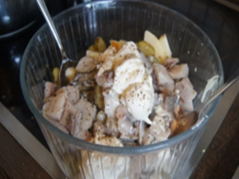 Matjesfilet nach Hausfrauen Art mit grünen Bohnen und Pellkartoffeln - Rezept - Bild Nr. 9