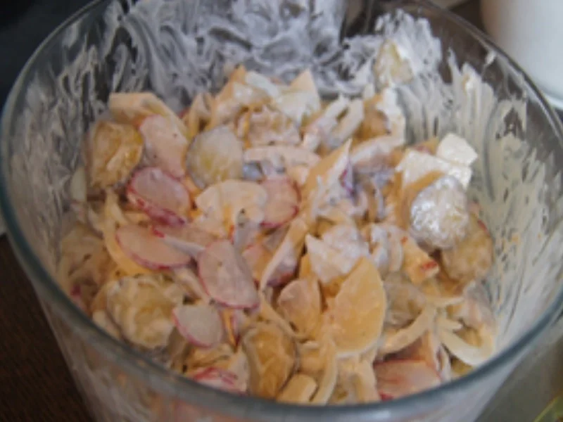 Matjesfilet nach Hausfrauen Art mit grünen Bohnen und Pellkartoffeln - Rezept - Bild Nr. 10