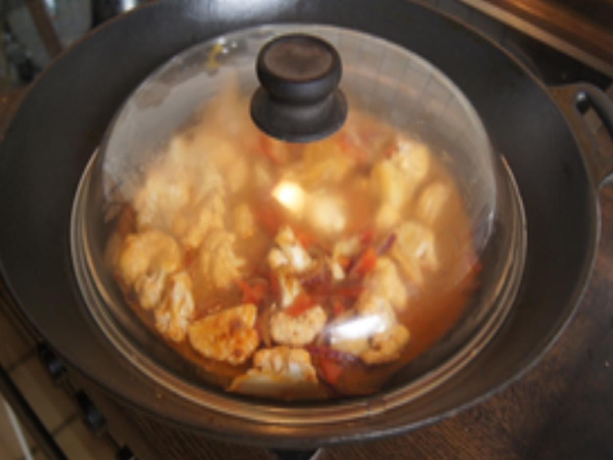 Rotes Blumenkohl-Curry mit Basmatireis - Rezept - Bild Nr. 13